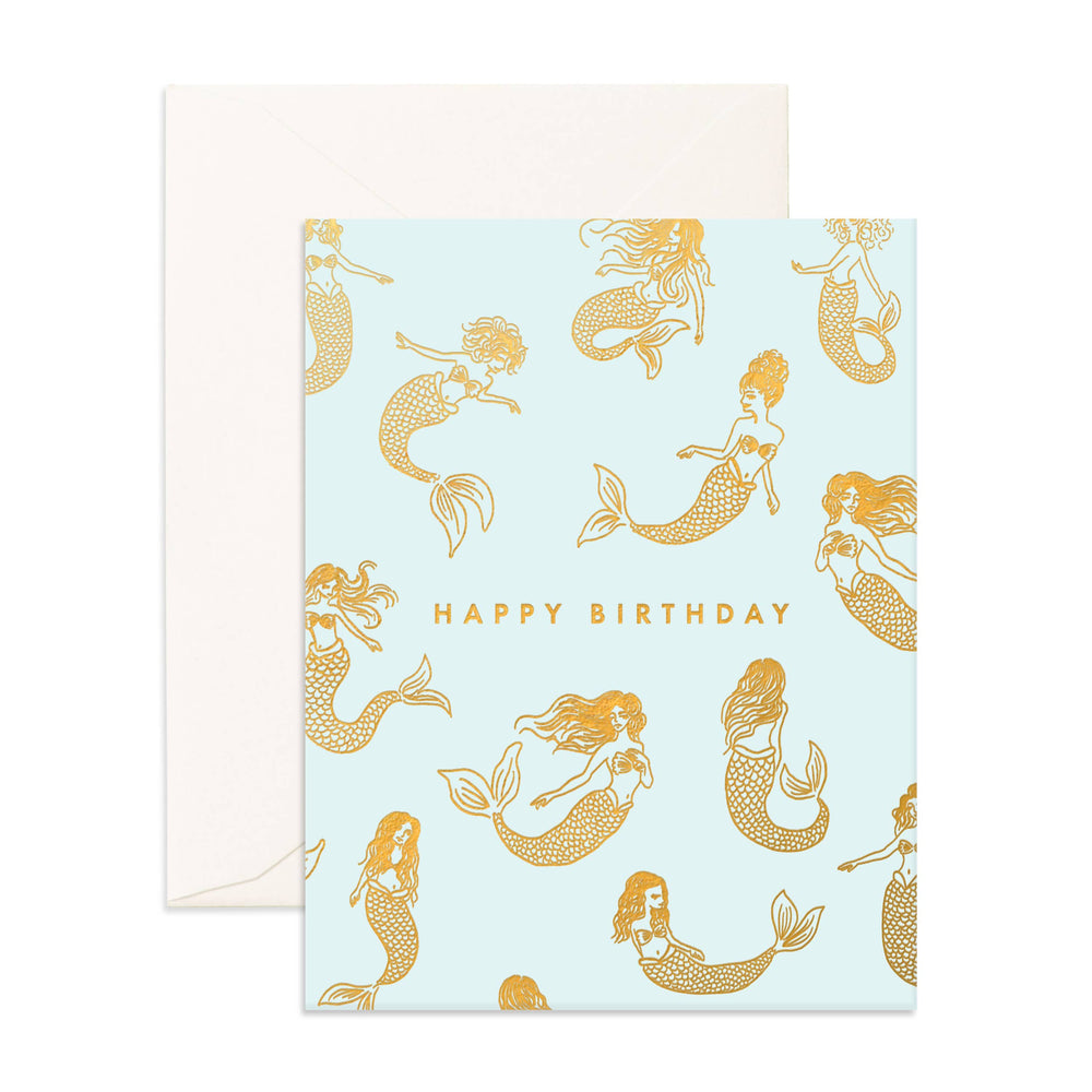 Birthday Mermaids Seafoam
