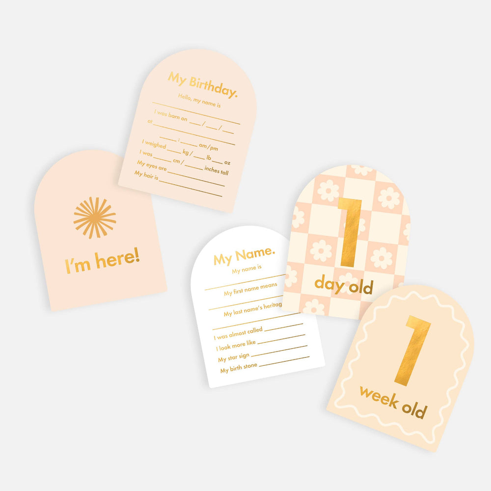 BABY MILESTONE CARDS