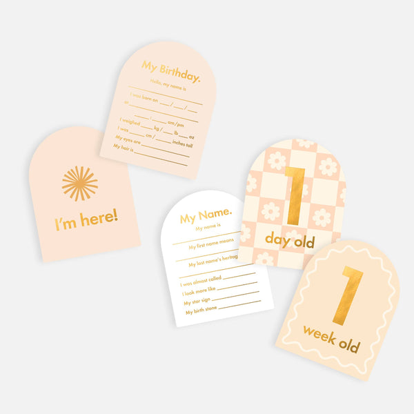 BABY MILESTONE CARDS