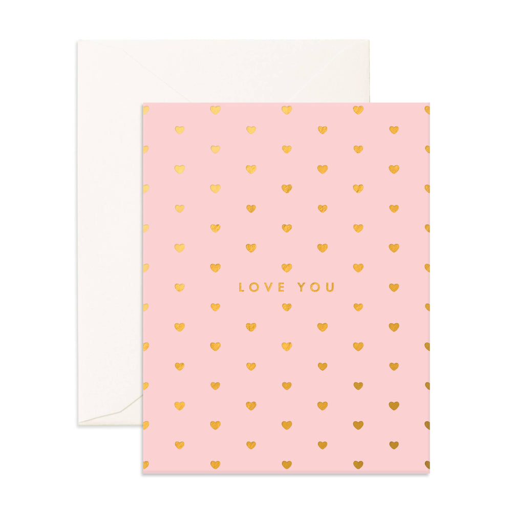 LOVE YOU TINY HEARTS BLUSH