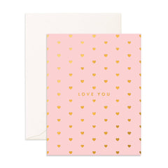 LOVE YOU TINY HEARTS BLUSH