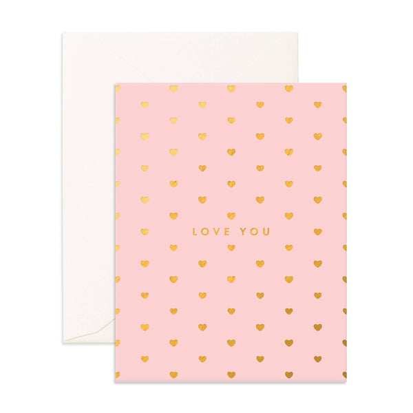 LOVE YOU TINY HEARTS BLUSH