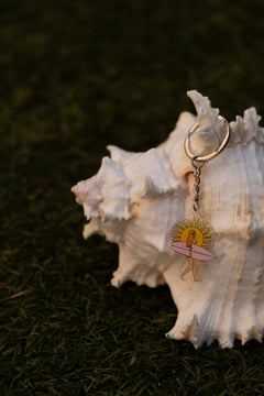 SURF GIRL KEYRING