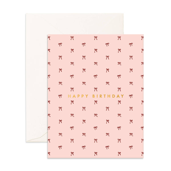 BIRTHDAY TINY BOWS BLUSH