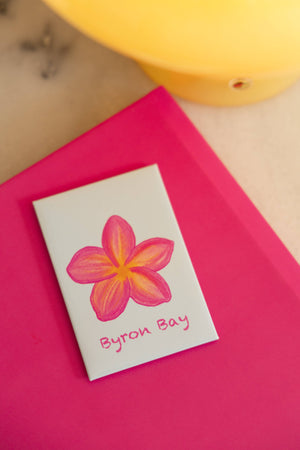 FANGIPANI BYRON BAY MAGNET