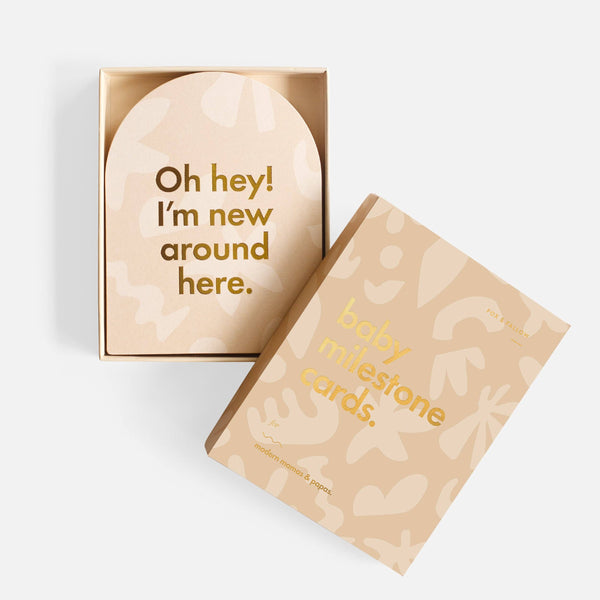 BABY MILESTONE CARDS