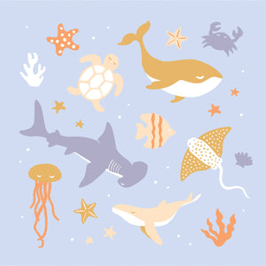 OCEAN CREATURES BLANKET
