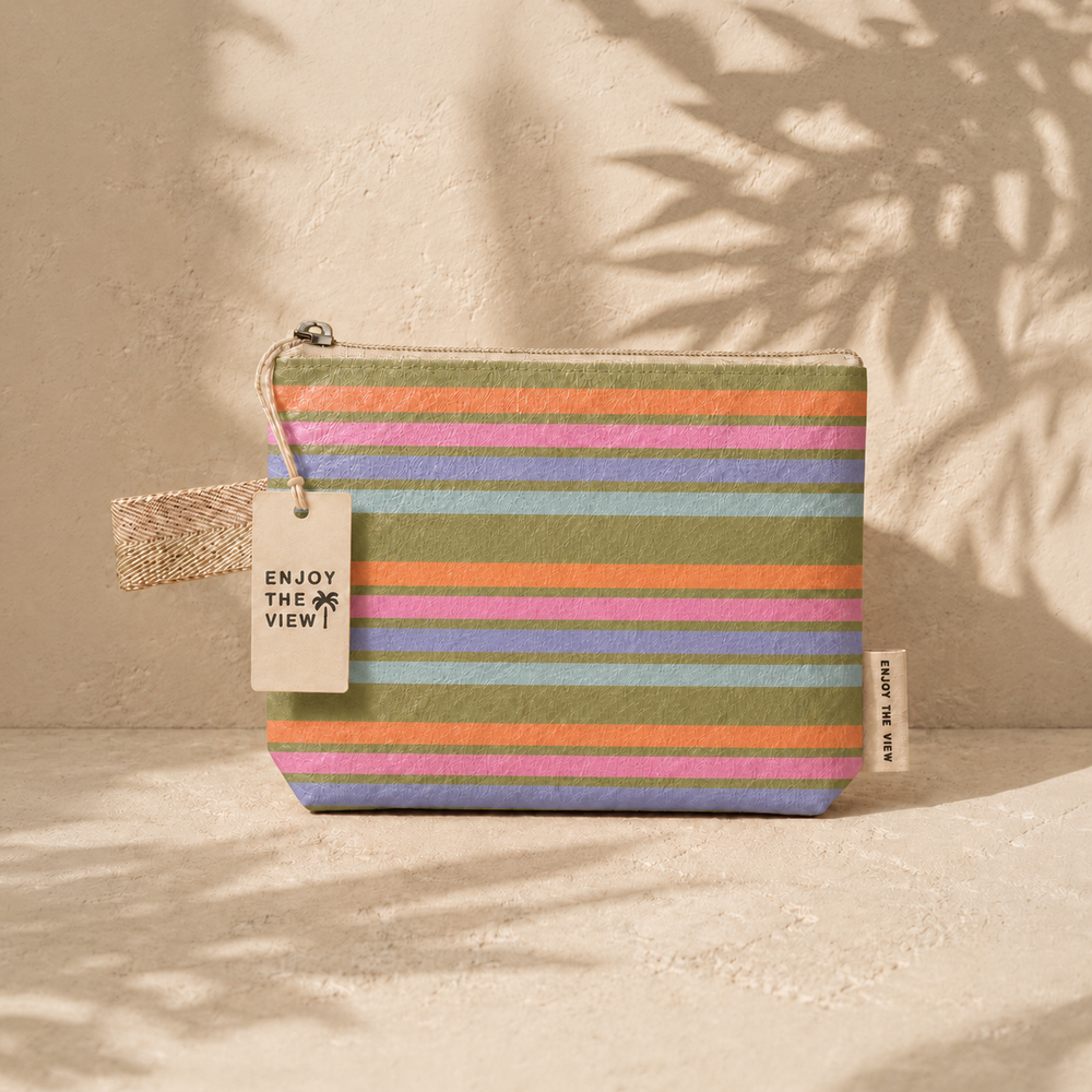 SMALL POUCH | RETRO STRIPE