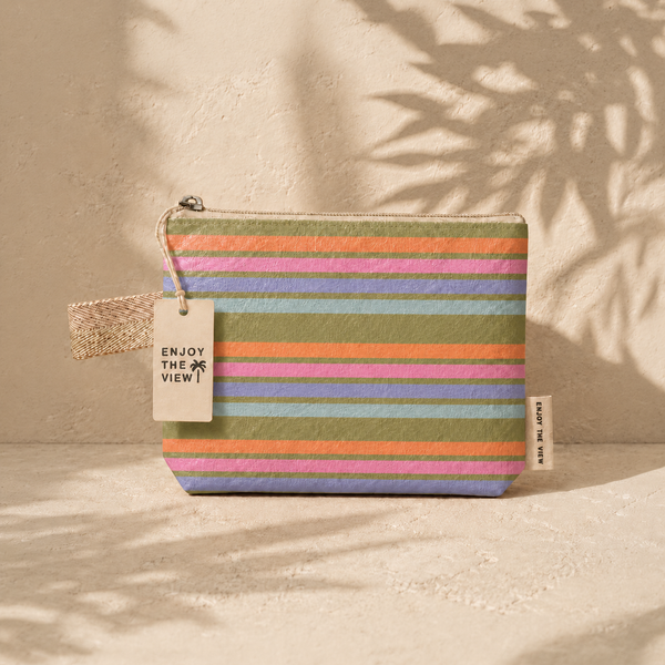 SMALL POUCH | RETRO STRIPE