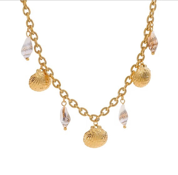 CHARM NECKLACE I SHELL