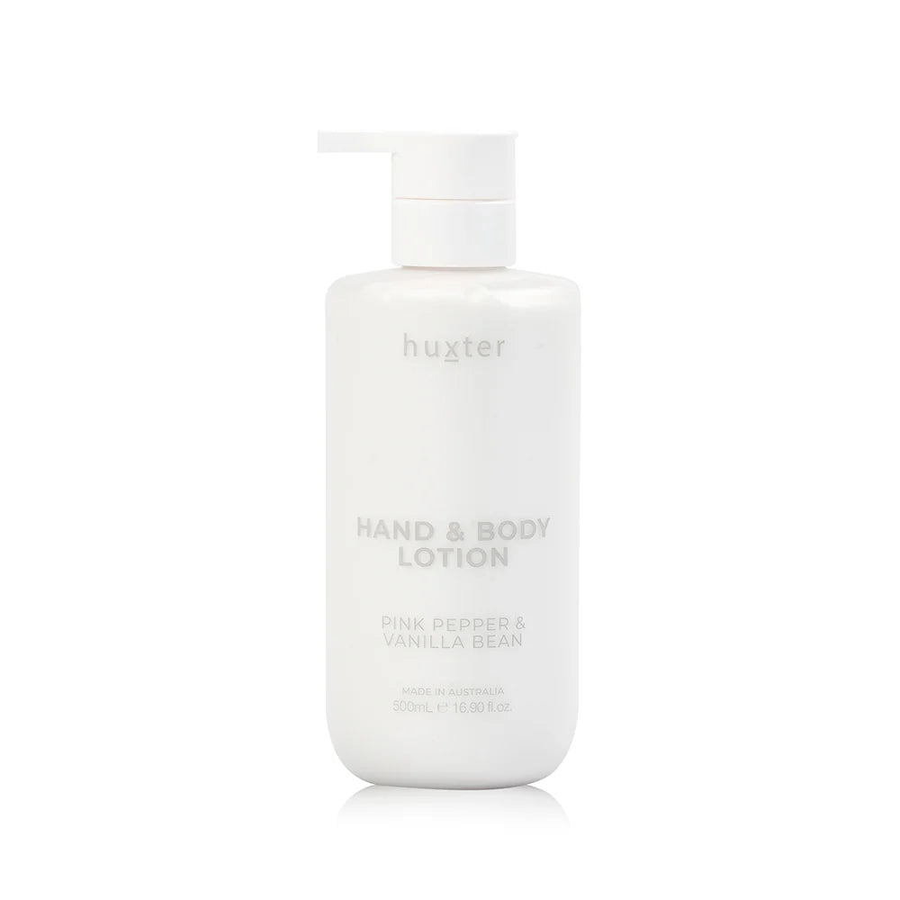 HAND & BODY LOTION I PINK PEPPER & VANILLA BEAN
