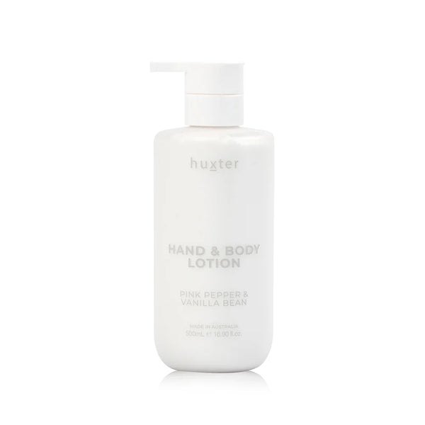 HAND & BODY LOTION I PINK PEPPER & VANILLA BEAN