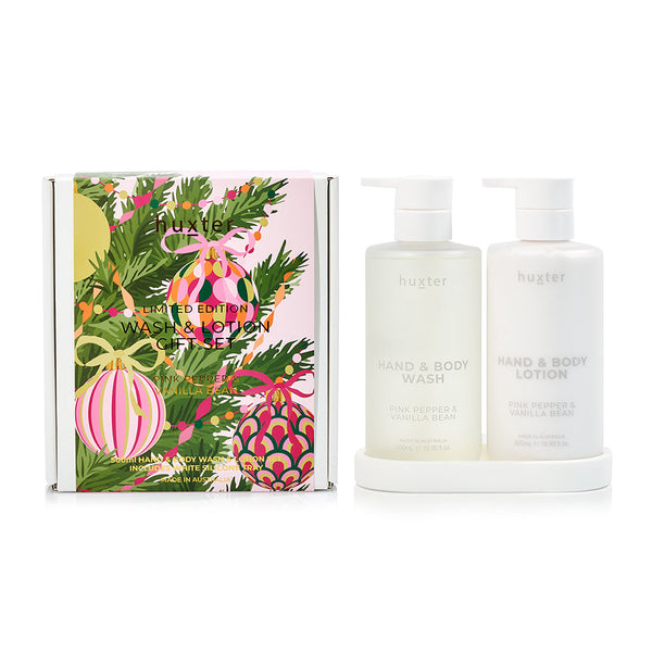 WASH & LOTION GIFT SET I PINK PEPPER & VANILLA BEAN