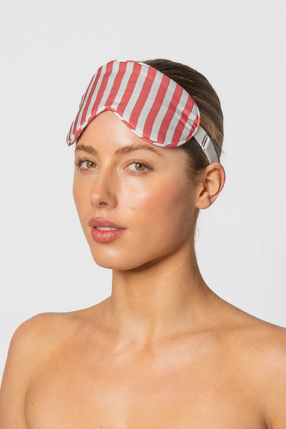 SILK EYE MASK I PINK CABANA