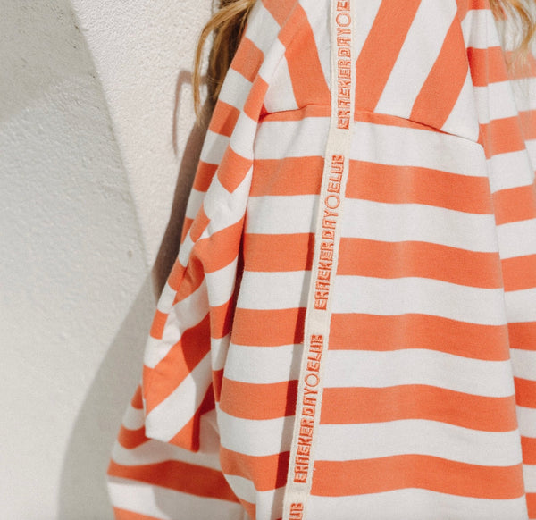 NAUTICAL LONG SLEEVE TEE | TANGERINE