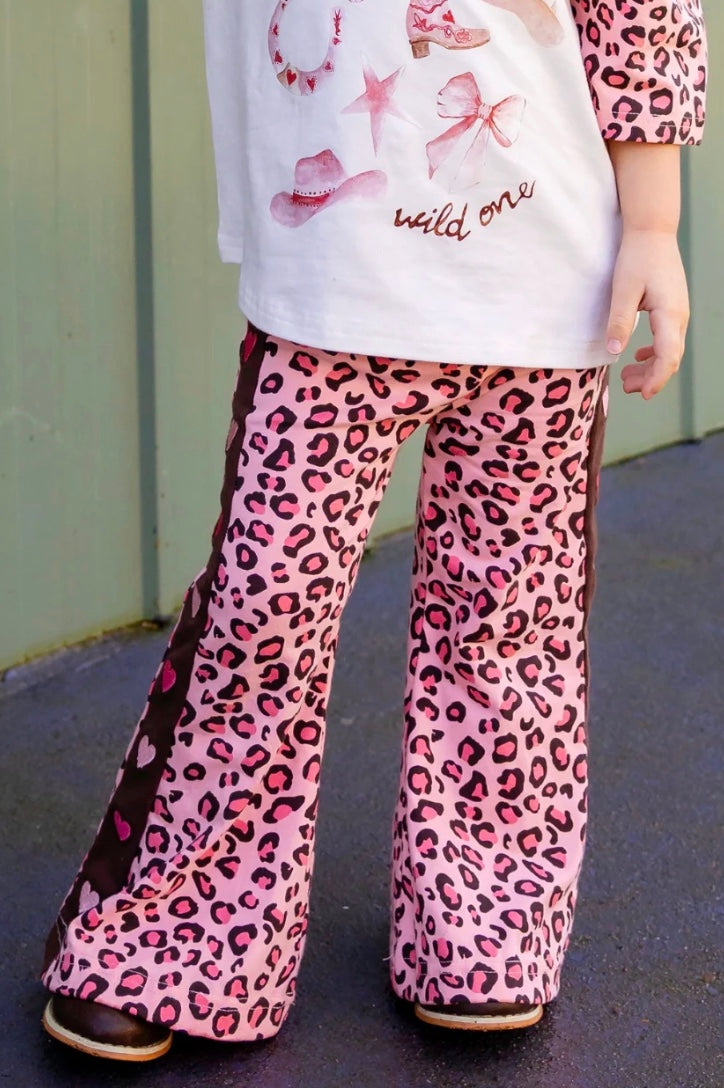 HEART FLARES | PINK LEOPARD