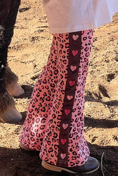 HEART FLARES | PINK LEOPARD