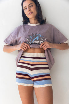 MUSE STRIPE KNIT SHORT