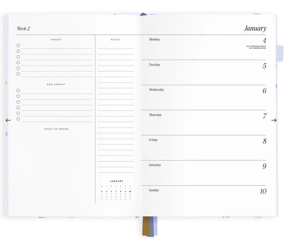 2027 CHERRY A5 HORIZONTAL PLANNER