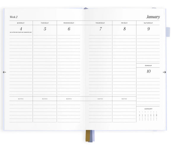 2027 POWDER A5 VERTICAL PLANNER