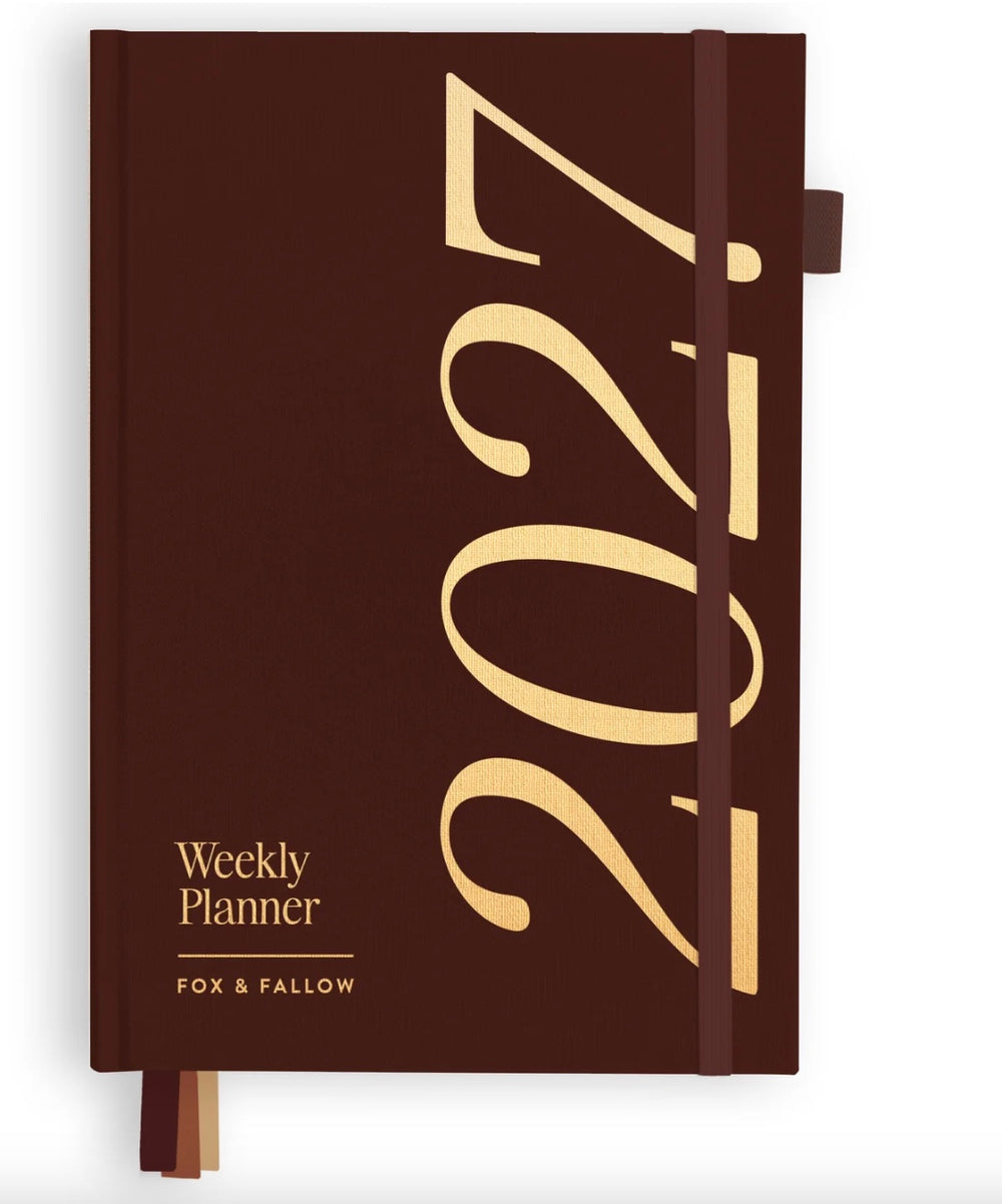 2027 CHOCOLATE A5 VERTICAL PLANNER