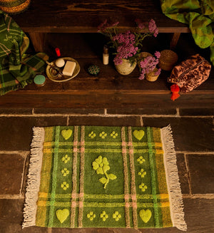 JOSEPHINE BATH MAT | HUNTER GREEN
