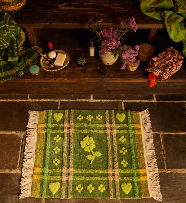 JOSEPHINE BATH MAT | HUNTER GREEN