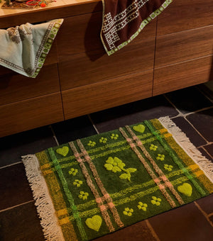 JOSEPHINE BATH MAT | HUNTER GREEN