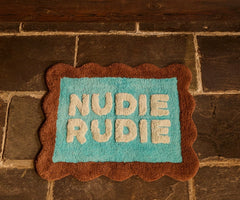 ROMY NUDIE BATH MAT MINI | TURQUOISE