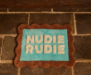 ROMY NUDIE BATH MAT MINI | TURQUOISE