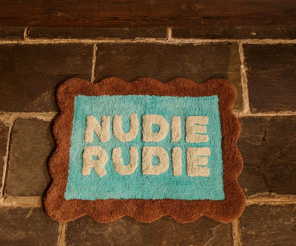 ROMY NUDIE BATH MAT MINI | TURQUOISE