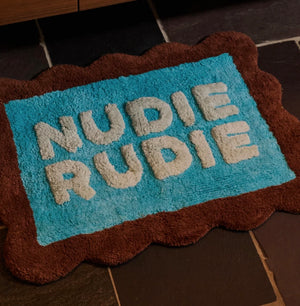 ROMY NUDIE BATH MAT MINI | TURQUOISE