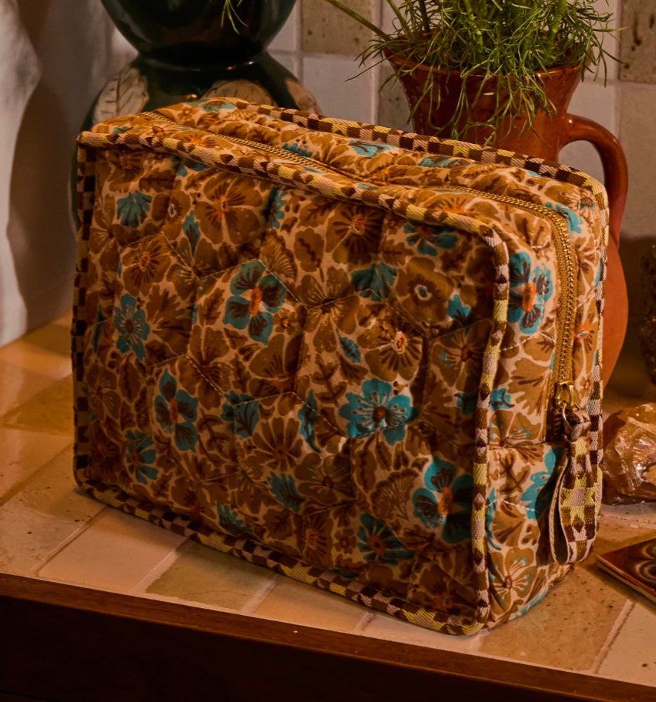 MAGNOLIA VANITY BAG | TURQUOISE