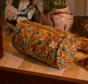 MAGNOLIA MAKEUP BAG | TURQUOISE