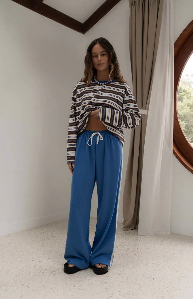 BOBBI PANT | LACE COBALT
