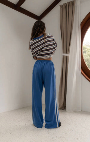 BOBBI PANT | LACE COBALT