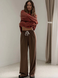 BOBBI PANT | LACE CACAO