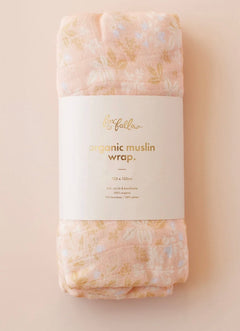 WILD PEONY MUSLIN WRAP