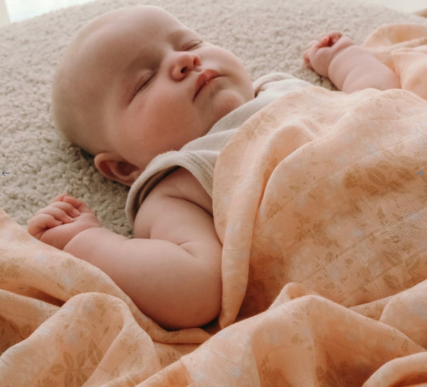 WILD PEONY MUSLIN WRAP