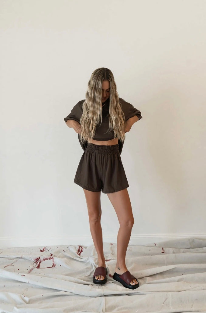 ETTA SHORT | ESPRESSO