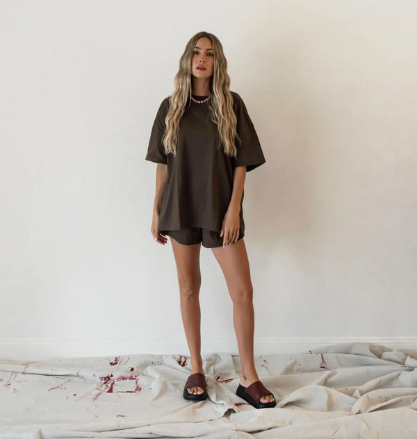 ETTA SHORT | ESPRESSO