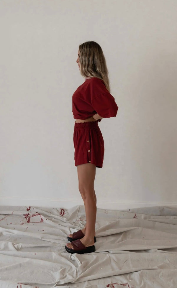 ETTA SHORT | MERLOT