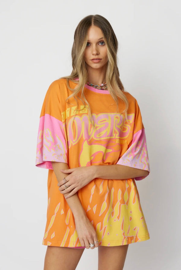 WAVE RACER TEE | CORAL