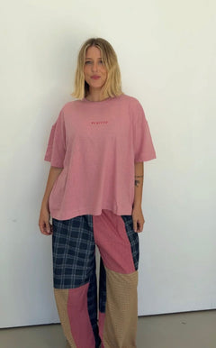 WAVE TEE | MUSK PINK