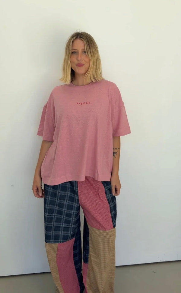 WAVE TEE | MUSK PINK