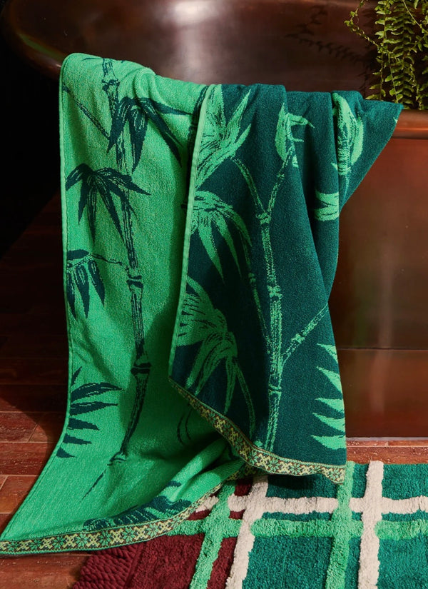 ANETA BATH SHEET | SPRING GREEN