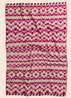 ARLETTE BATH SHEET I FUCHSIA