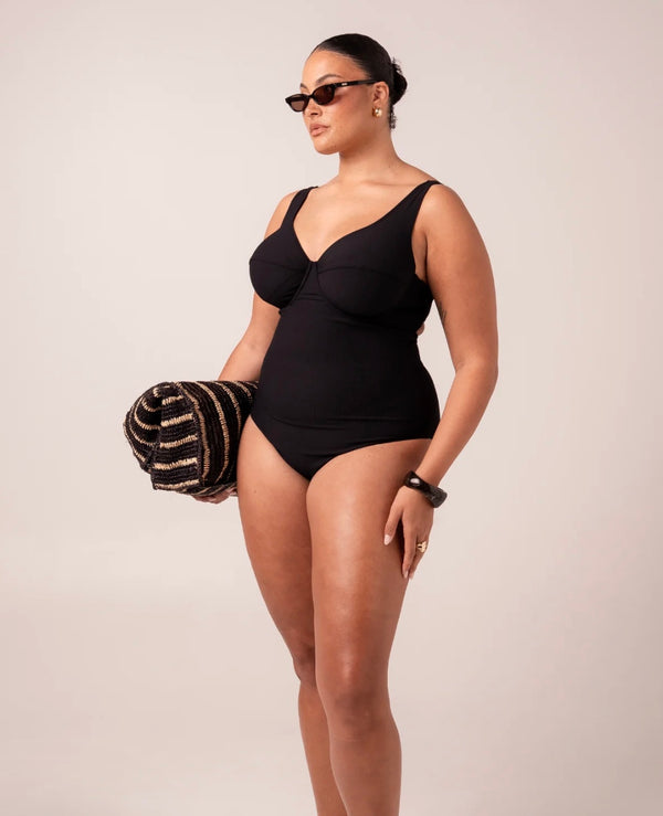 ORIGINAL UNDERWIRE ONE PIECE | BLACK