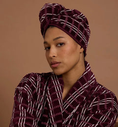 HAIR WRAP | BLACKBERRY