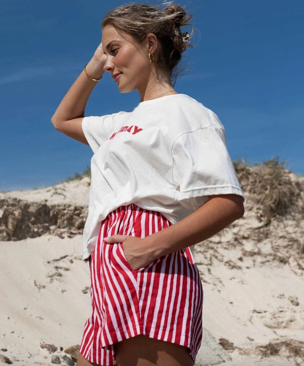 GIGI SHORT | PINK & RED
